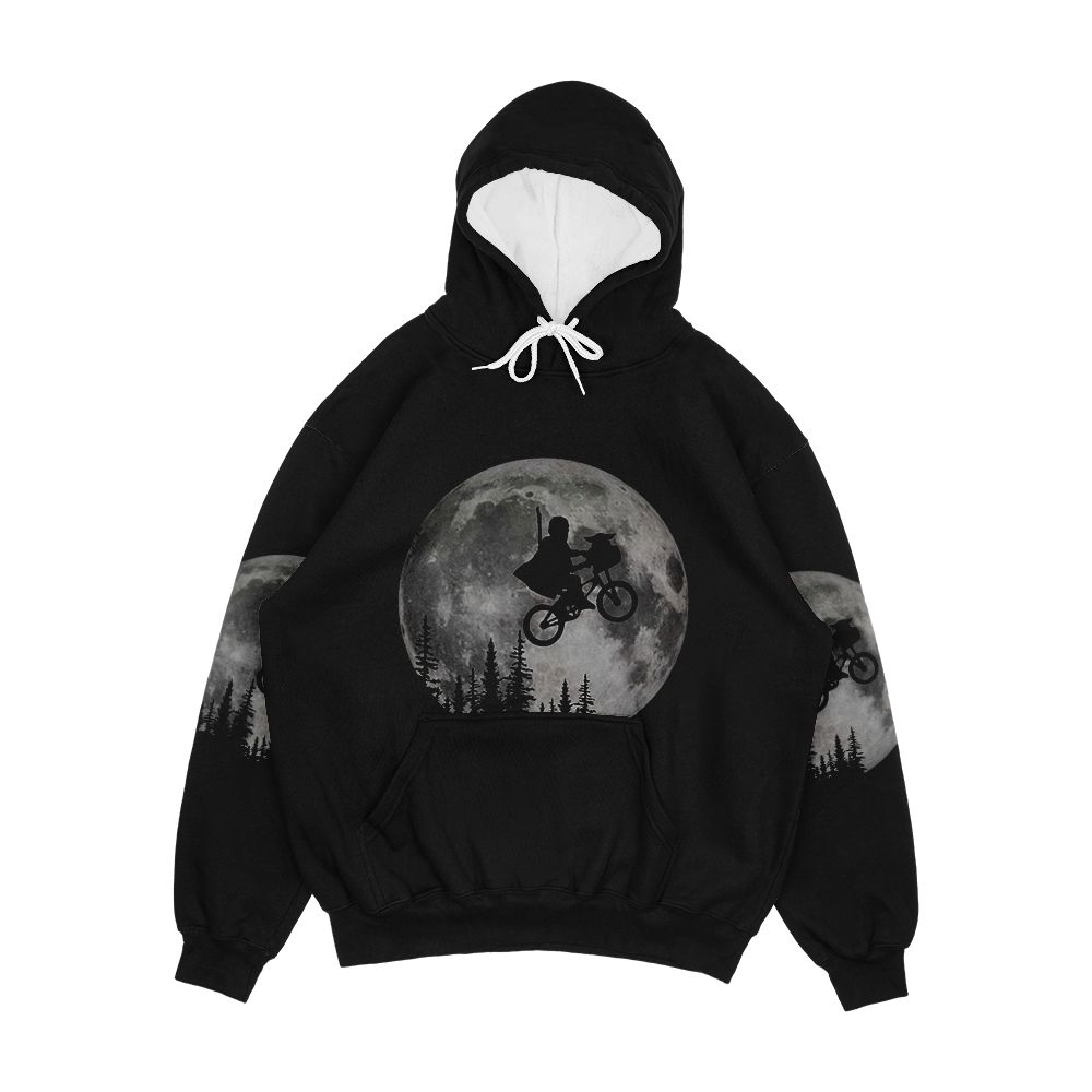Across The Moon With The Child Men's All-Over-Print Hoodie