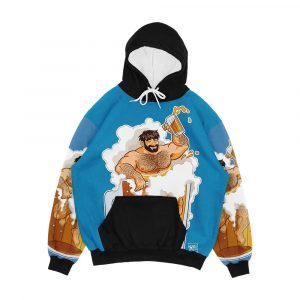 Adam Likes A Big Beer Men's All-Over-Print Hoodie