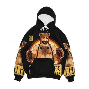 Adam Likes Hugs Bear Pride Men's All-Over-Print Hoodie