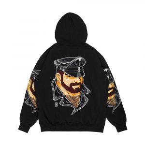Alternative view of Adam Likes Leather Men's All-Over-Print Hoodie