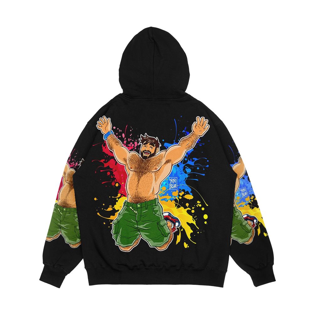 Adam Likes Summer Men's All-Over-Print Hoodie - Image 2