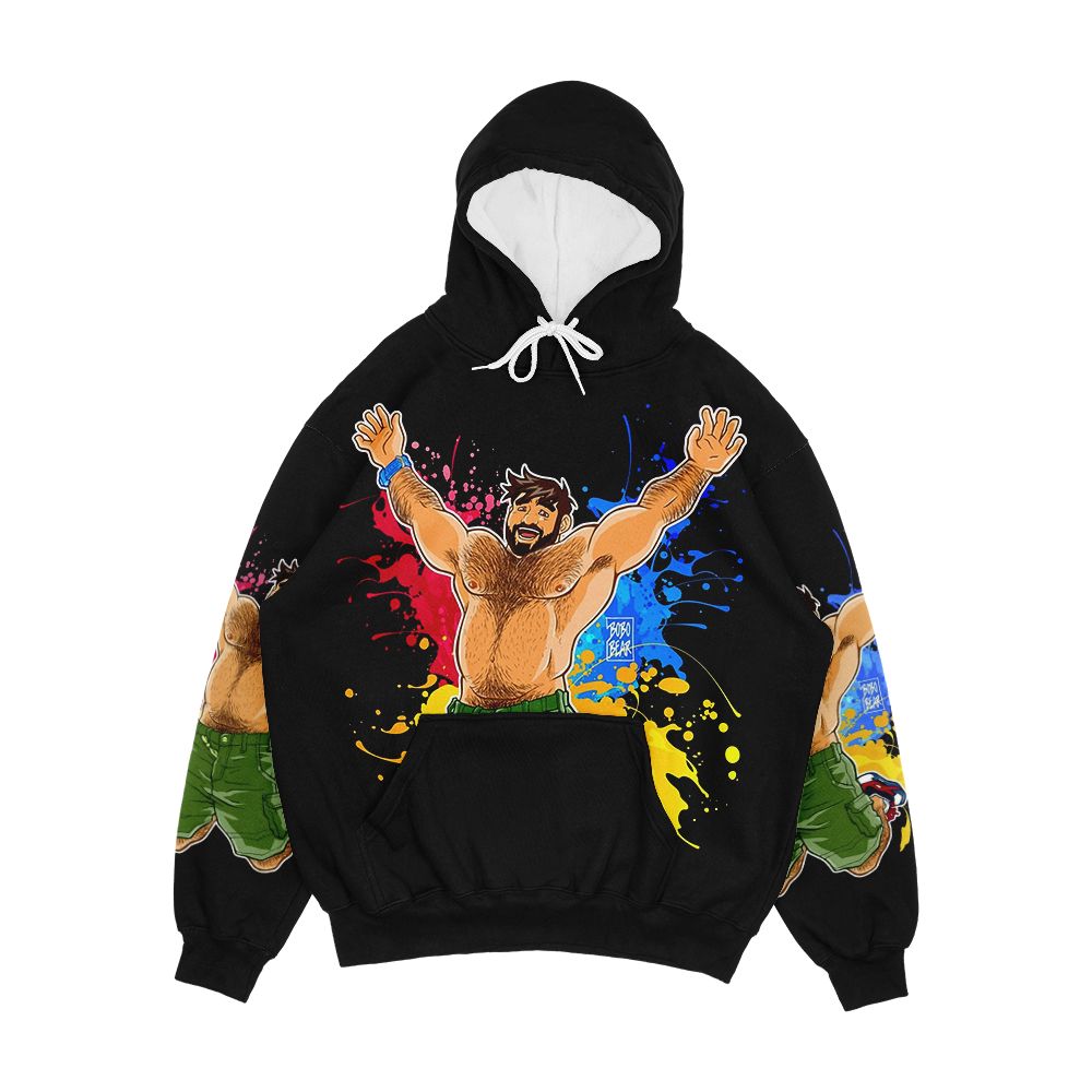 Adam Likes Summer Men's All-Over-Print Hoodie