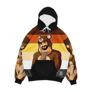 Adam Likes Teddy Bears Bear Pride Men's All-Over-Print Hoodie