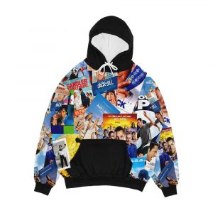 Adam Sandler Collage Men's All-Over-Print Hoodie