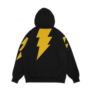 Alternative view of Adam Shazam Black Men's All-Over-Print Hoodie