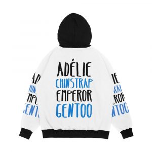Alternative view of Adelie Chinstrap Emperor Gentoo Men's All-Over-Print Hoodie