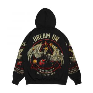 Alternative view of Aerosmith Men's All-Over-Print Hoodie