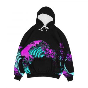 Aesthetic The Great Wave Off Kanagawa Hokusai Men's All-Over-Print Hoodie