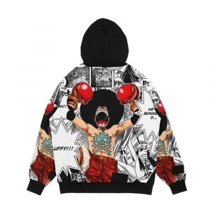 Alternative view of Afro Luffy Men's All-Over-Print Hoodie