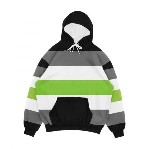 Agender Flag Men's All-Over-Print Hoodie