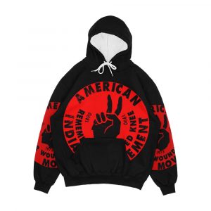 Aim American Indian Movement Men's All-Over-Print Hoodie