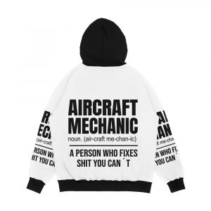 Alternative view of Airplane Mechanic Aircraft Technician Gift Idea Men's All-Over-Print Hoodie