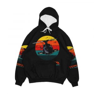 Airwolf Sunset 1980S Retro Classic Men's All-Over-Print Hoodie