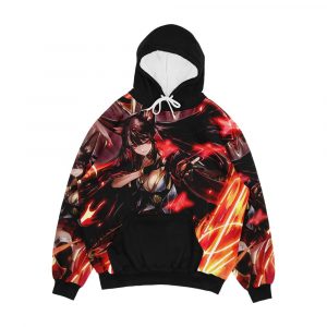 Akagi Men's All-Over-Print Hoodie