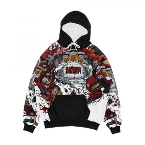 Akira Iii Men's All-Over-Print Hoodie