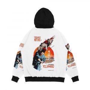 Alternative view of Akira Kurosawa's Yojimbo Men's All-Over-Print Hoodie