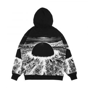 Alternative view of Akira Neo Tokyo Explosion Men's All-Over-Print Hoodie