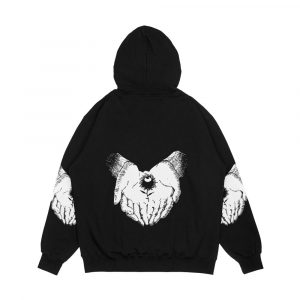 Alternative view of Aku No Hana Flower Symbol Men's All-Over-Print Hoodie