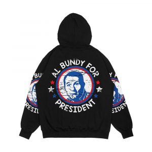 Alternative view of Al Bundy Men's All-Over-Print Hoodie