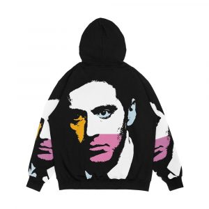 Alternative view of Al Pacino Pop Art Men's All-Over-Print Hoodie