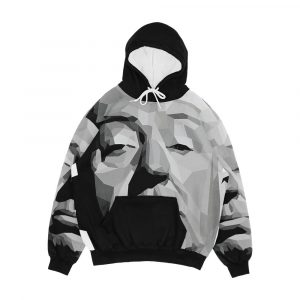 Alfred Hitchcock Geometric Graphic Men's All-Over-Print Hoodie