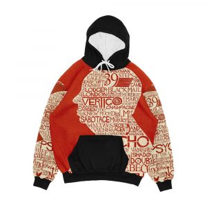 Alfred Hitchcock Presents Men's All-Over-Print Hoodie