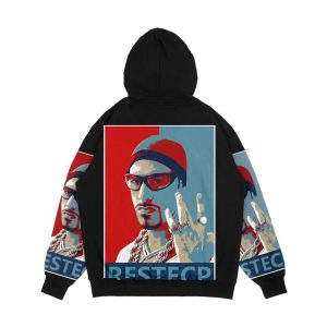 Alternative view of Ali G Respect Men's All-Over-Print Hoodie