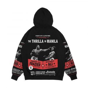 Alternative view of Ali Vs Frazier Thrilla In Manila Men's All-Over-Print Hoodie