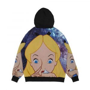 Alternative view of Alice Going To Wonderland Men's All-Over-Print Hoodie