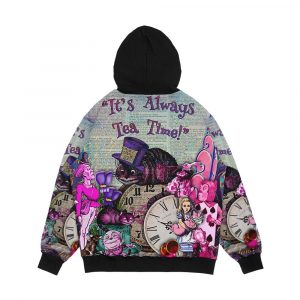 Alternative view of Alice Vintage Men's All-Over-Print Hoodie