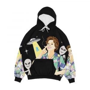 Alien Abduction Ms Rafferty Men's All-Over-Print Hoodie