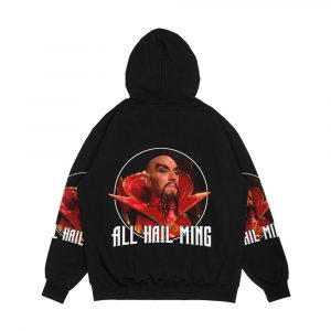 Alternative view of All Hail Ming Inspired By Flash Gordon Men's All-Over-Print Hoodie