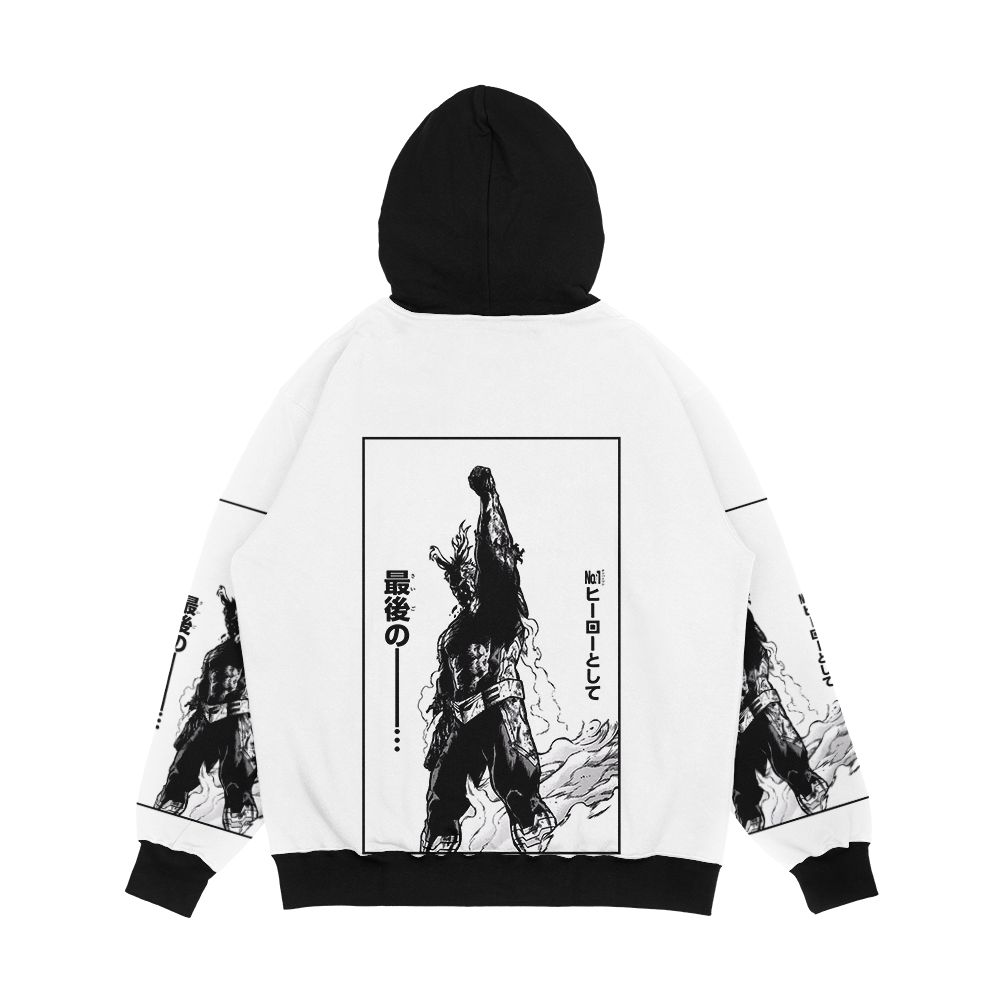All Might The Best Hero Men's All-Over-Print Hoodie - Image 2