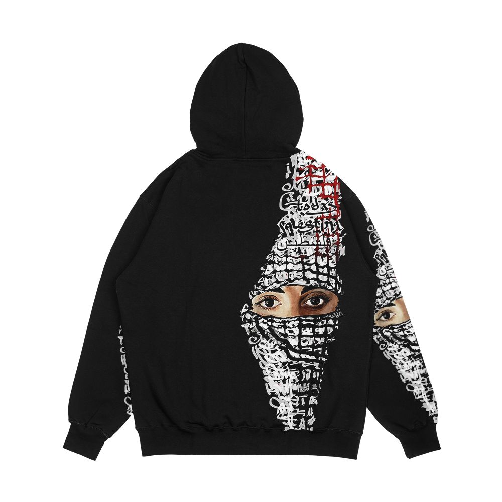 All Palestine Men's All-Over-Print Hoodie - Image 2