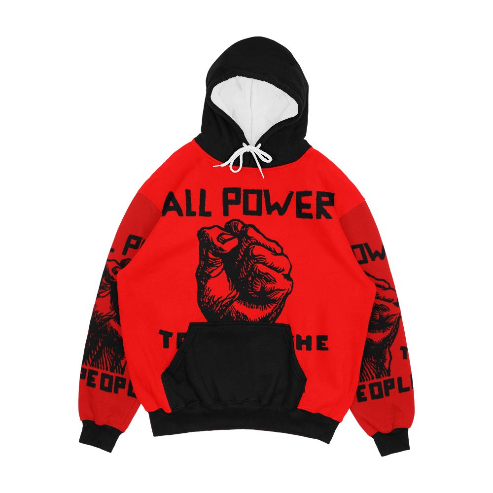 All Power To The People Men's All-Over-Print Hoodie