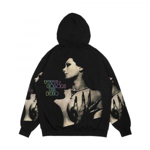 Alternative view of All The Colors Of The Dark Men's All-Over-Print Hoodie