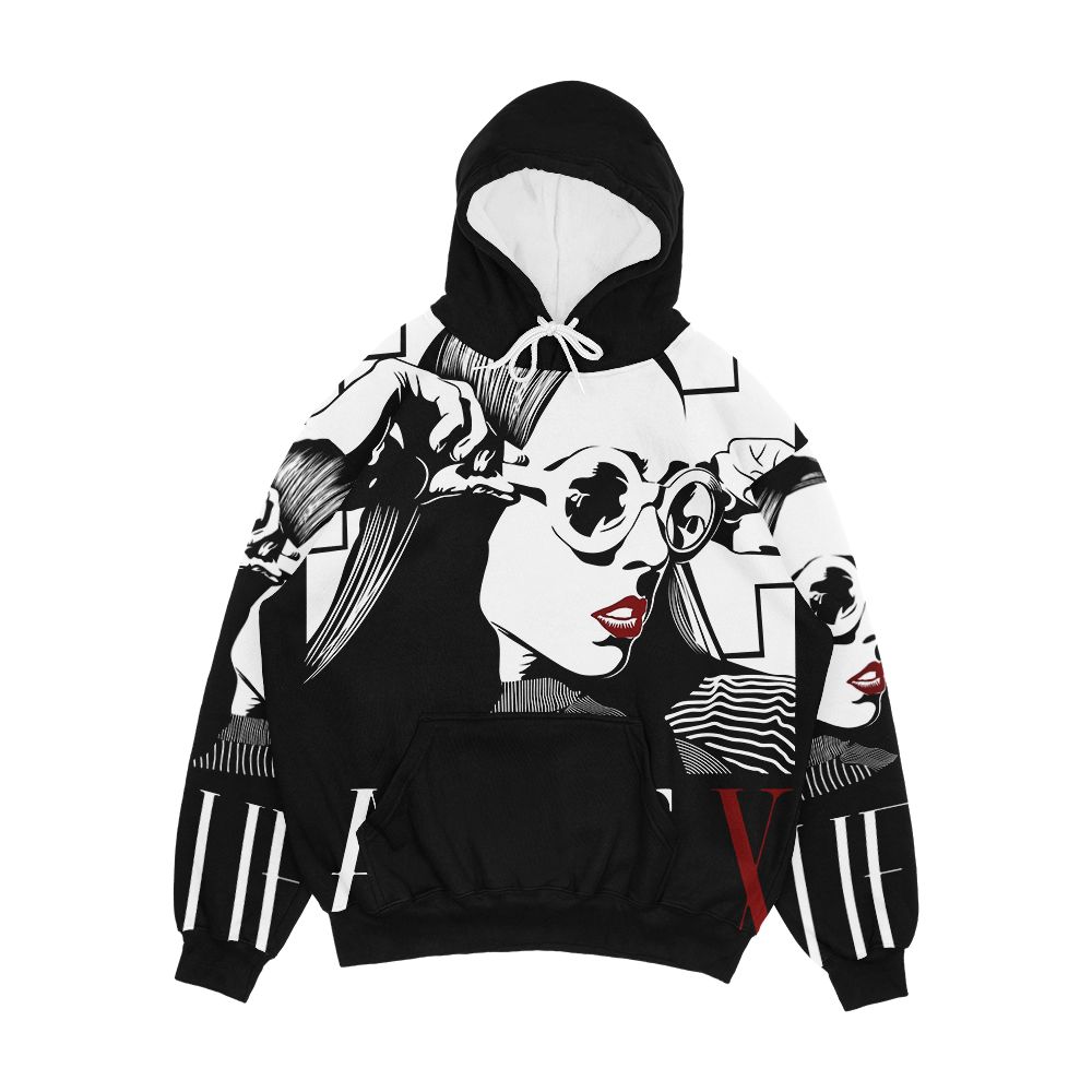 Allie X Portrait Men's All-Over-Print Hoodie