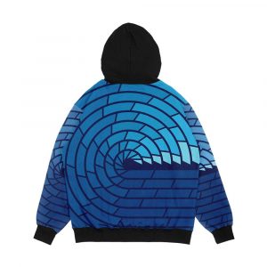 Alternative view of Almighty Ocean Men's All-Over-Print Hoodie