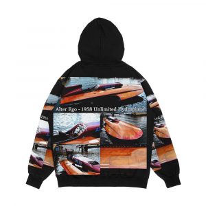 Alternative view of Alter Ego 1958 Men's All-Over-Print Hoodie