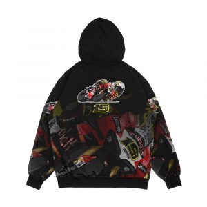 Alternative view of Alvaro Bautista Men's All-Over-Print Hoodie