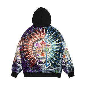 Alternative view of Always On The Edge Of Death But All We Have Is Now Men's All-Over-Print Hoodie