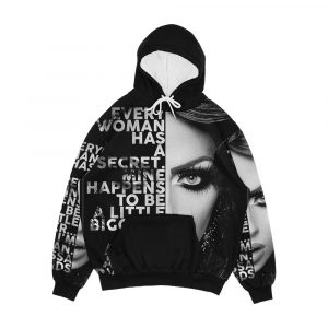 Alyssa Edwards Text Portrait Men's All-Over-Print Hoodie