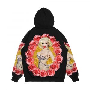 Alternative view of Amanda Lepore Men's All-Over-Print Hoodie