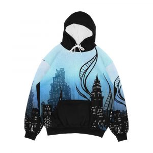 Amaurot Inktober Men's All-Over-Print Hoodie