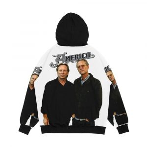 Alternative view of America Band Tour Dates Men's All-Over-Print Hoodie