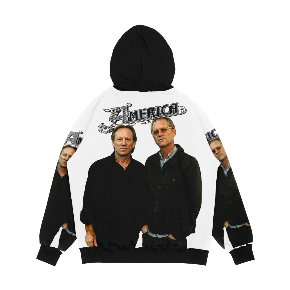 America Band Tour Dates Men's All-Over-Print Hoodie - Image 2
