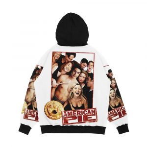 Alternative view of American Pie Men's All-Over-Print Hoodie