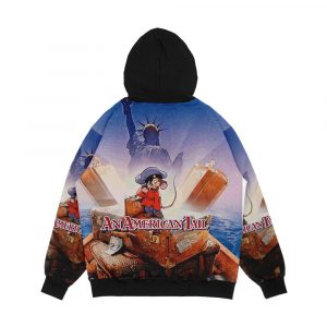 Alternative view of American Tail Drew Struzan Poster Design Men's All-Over-Print Hoodie