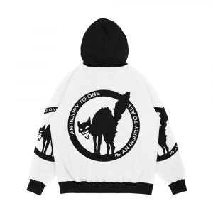 Alternative view of An Injury To One Is An Injury To All Anarcho Syndicalist Logo Men's All-Over-Print Hoodie