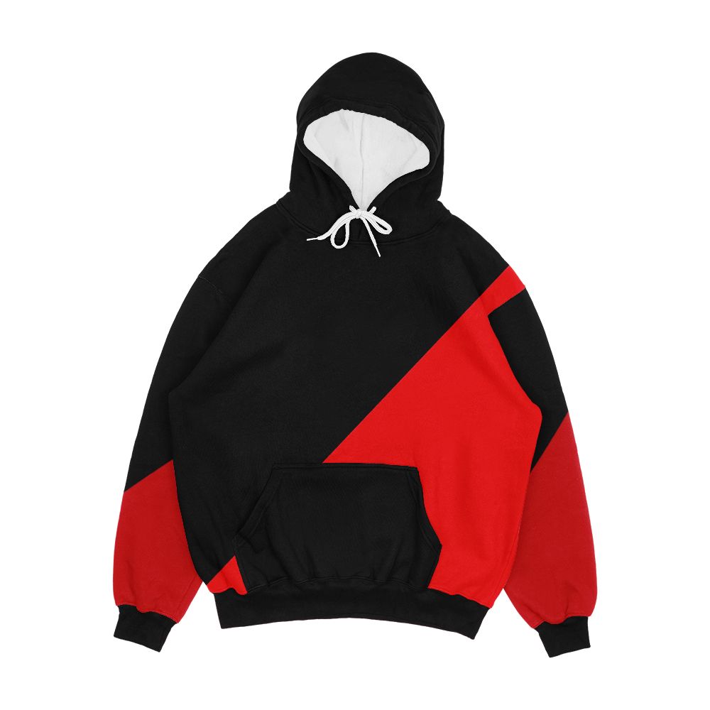 Anarcho Communist Black And Red Men's All-Over-Print Hoodie